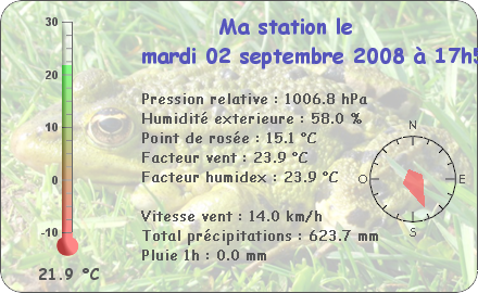 Observations du Mardi 2 Septembre 2008 Report13