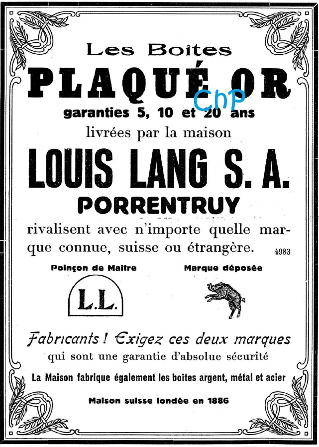 poinçon horlogerie Lang_l10