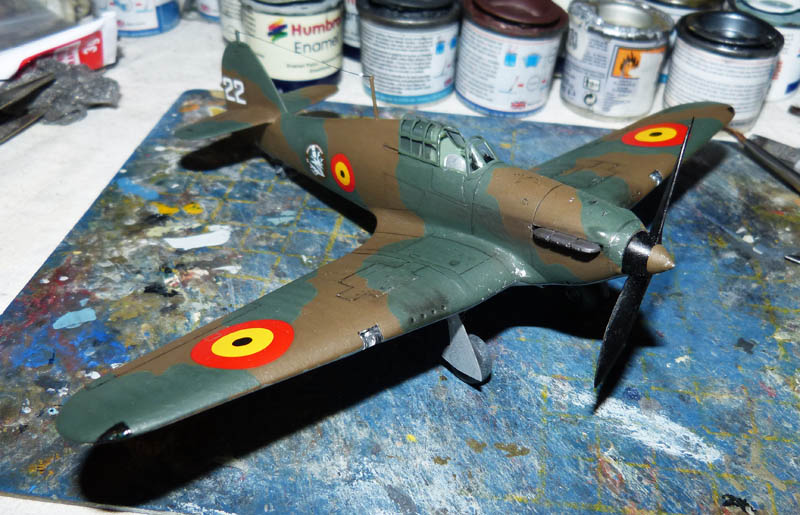 [Chrono Février 2015] [Airfix] Hawker Hurricane MK 1 Belge. Hurric61