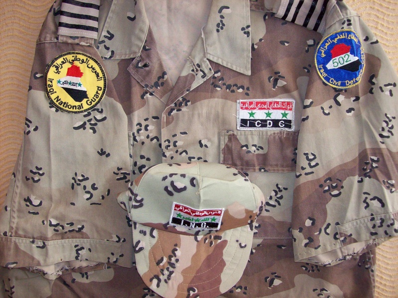 Insignia of Iraq Civilian Defence Corps and Iraq National Guard 100_9512