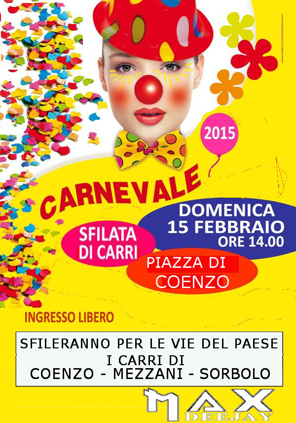 SFILATA CARRI DI CARNEVALE A COENZO (PARMA BY MAX DEEJAY Carnev12