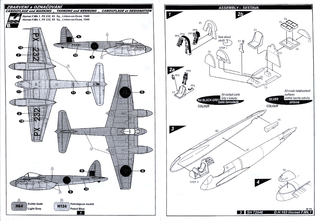 [Special Hobby] DH103 Hornet Notice13