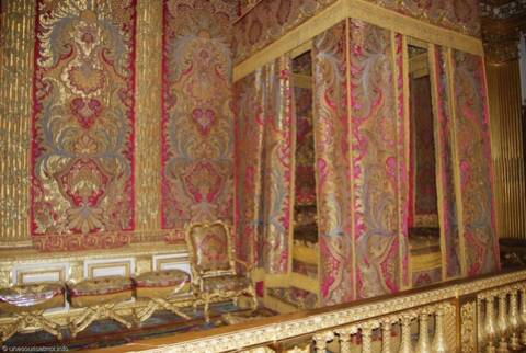 La chambre du roi au château de Versailles