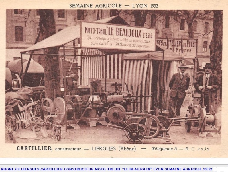 moto-treuils "le Beaujolix" des Ets Cartillier Capt1118