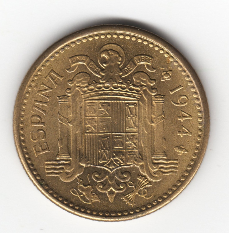 España - 1 Peseta - 1944 - Madrid 517_210