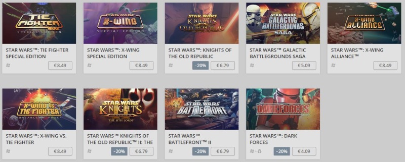 Jeux Star Wars avec GOG.com Gog10