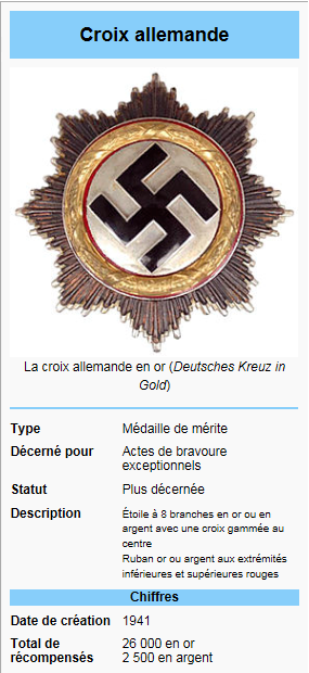 Croix allemande, Deutsches Kreuz Croix_10