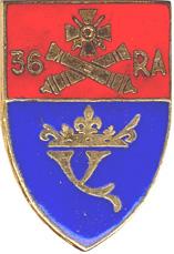 Insigne du 36e RAD 36ra10