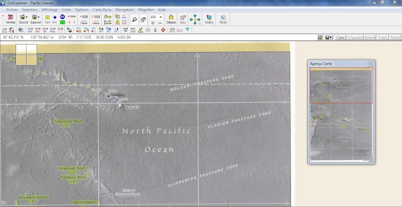 OziExplorer et ses liaisons cartographiques Captur95