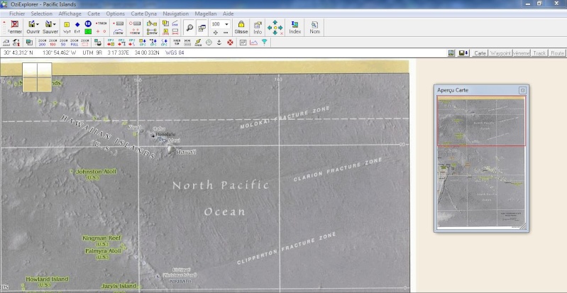 OziExplorer et ses liaisons cartographiques Captur95