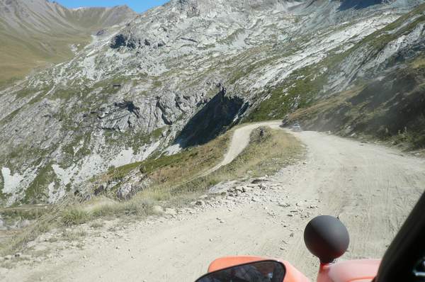 Le col le plus haut d' Europe en buggy . Berg1910