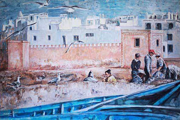 Peinture de Jacques AFRIAT (de Mogador) Essaou13