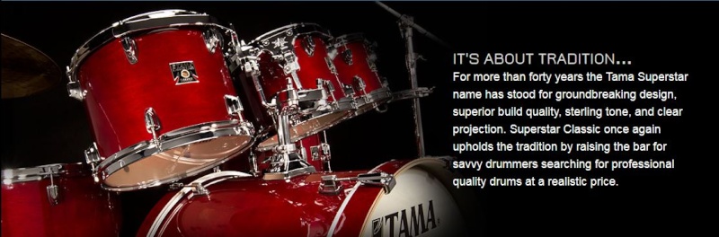 TAMA goes Retro..brings back original Superstar Drums Supers10