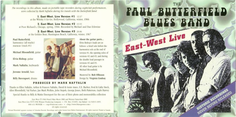 The Paul Butterfield Blues Band : East-West Live (1996) Feast_11