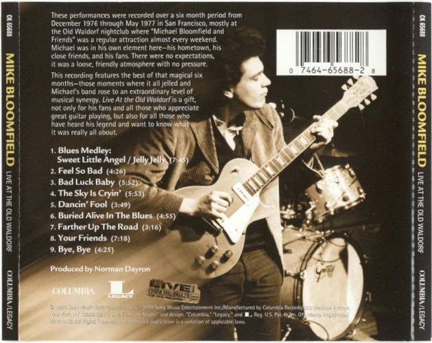 Michael Bloomfield : Live At The Old Waldorf (1998) Flive_11