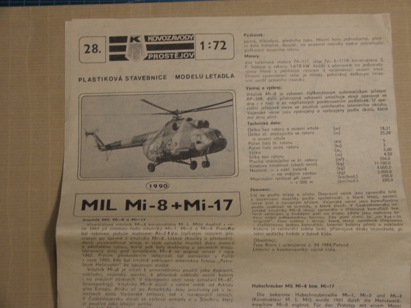 [CONCOURS HELICO] Mil MI 8 - KP - 1/72 - le 21/12 -> F I N I   ! ! <- (photos page 19) Ch0410