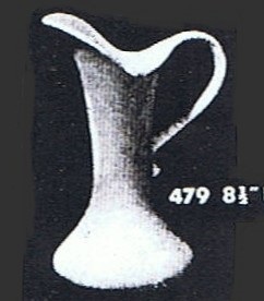 Shape 479 Slender Pitcher Jug Vase ... 479_or10