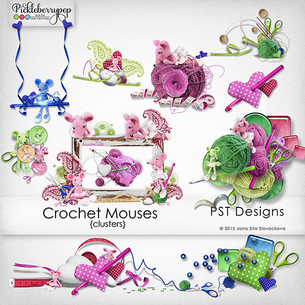 Crochet Mouses: Layouts Gallery Cluste10