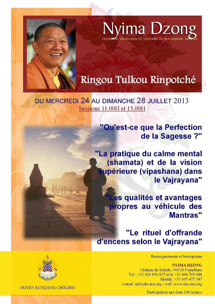 RINGU Tulku à Nyima Dzong été 2013 Ringou10