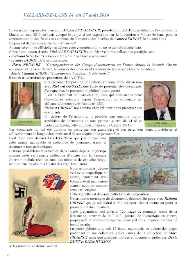 LA REVUE n° 184-185 2-3-4ème TRIMESTRE 2014 DEBARQUEMENT DE NORMANDIE Pages_10