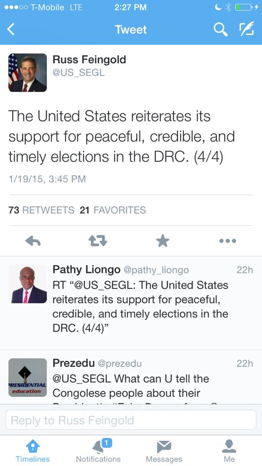 Les élections en RDC: modification de la loi electorale, dialogue, le gouvernement congolais autorise la diaspora congolaise de voter, le recensement, les manifestations contre la loi électorale    10155710