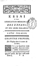 Emergence de la "pédiatrie" dans les "maisons" des enfants royaux au XVIIIème siècle Books18