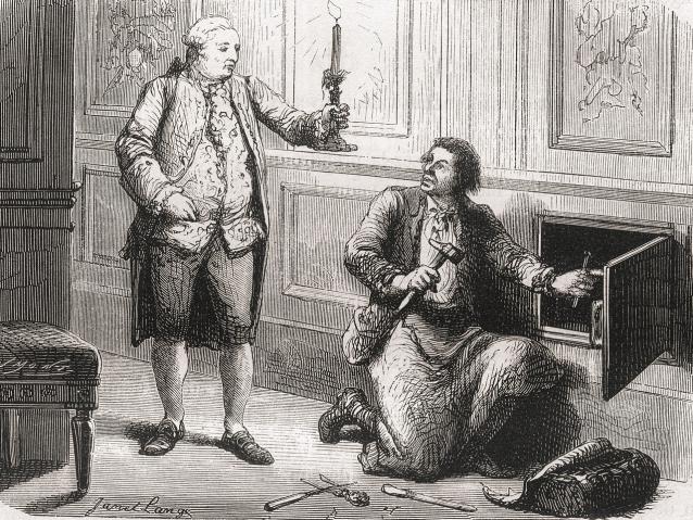 Gamain - François Gamain et l'armoire de fer de Louis XVI Louis_10