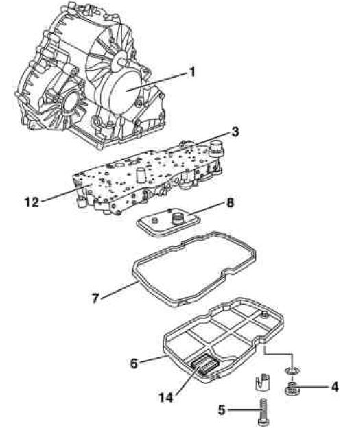 (W168): Esquema de acesso ao câmbio automático Fgs_110