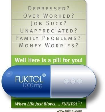 Depressed or Stressed? Feel like you just can't go on? Here's the solution...... Fuck_a10