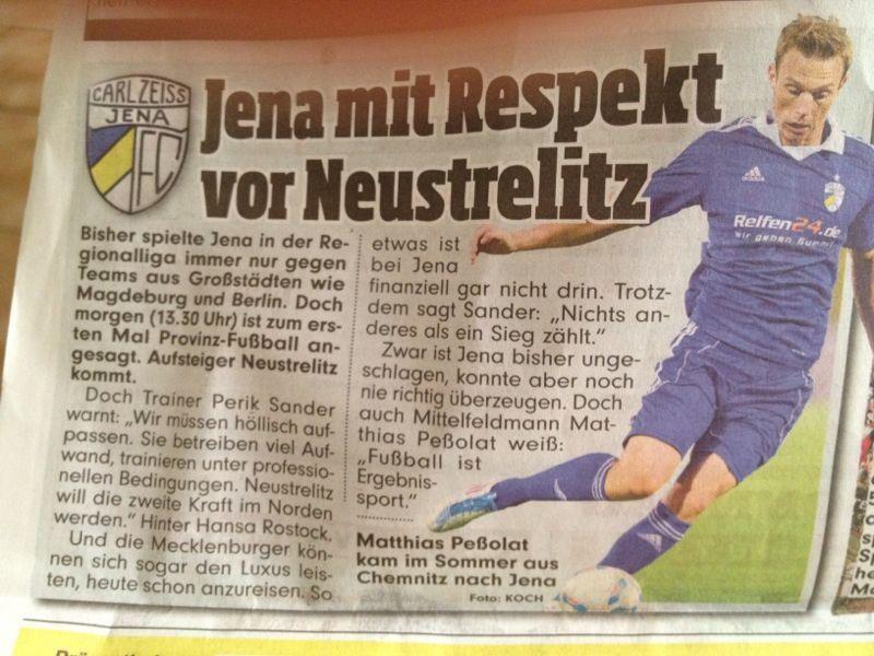5. Spieltag  FC Carl Zeiss Jena - TSG Neustrelitz 55723010