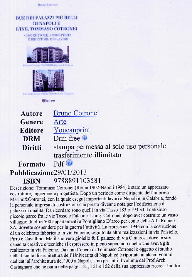 GLI E BOOK di BRUNO COTRONEI A111bc11