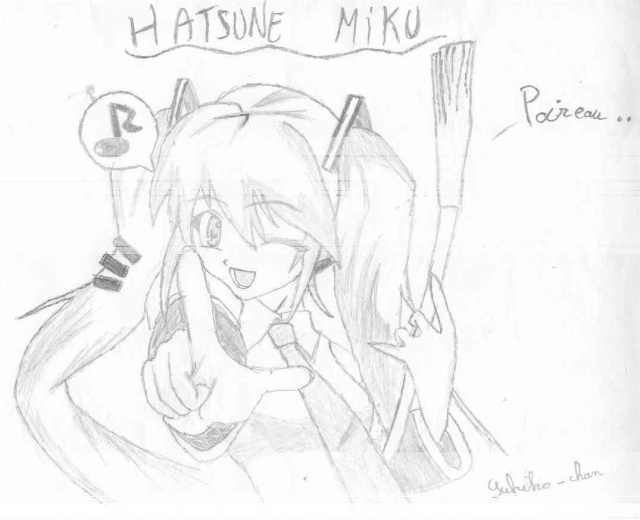 My drawings ugly ~ ♥♪ Hatsun10