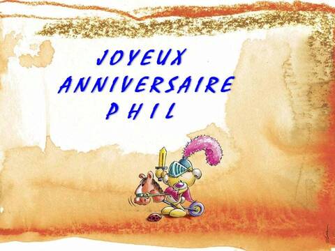 Bon Anniversaire Philippe