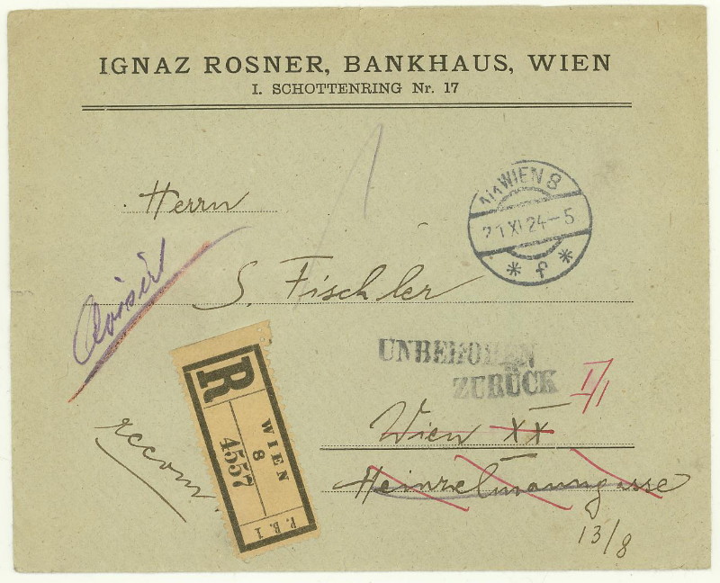  - Briefe / Poststücke österreichischer Banken - Seite 3 At_ban10