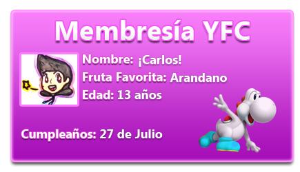 Tarjetas de Membresía Carlos10