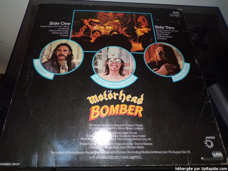 MOTORHEAD "Bomber" (1979)  118-2612