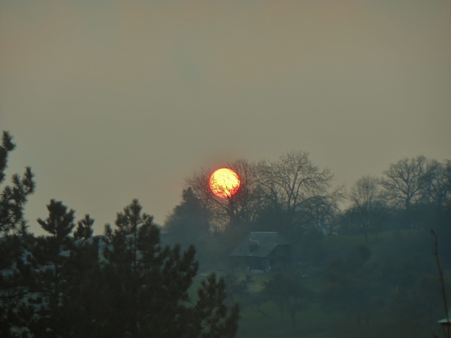 coucher de soleil sur la risle (dep 27 ) 03110