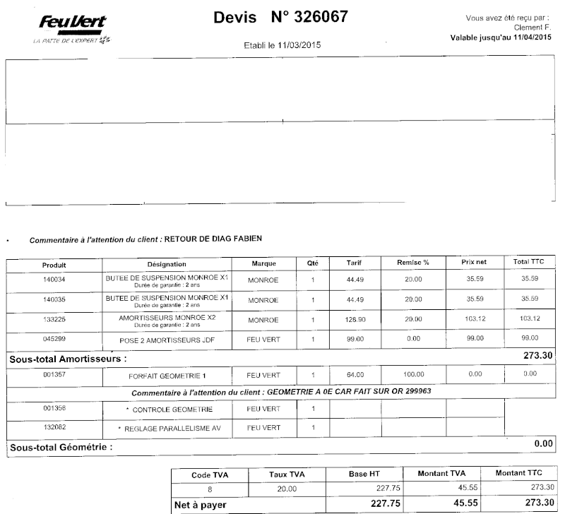 [PapySnake]206 sw Quiksilver 2.0L HDI - Page 5 Devis10