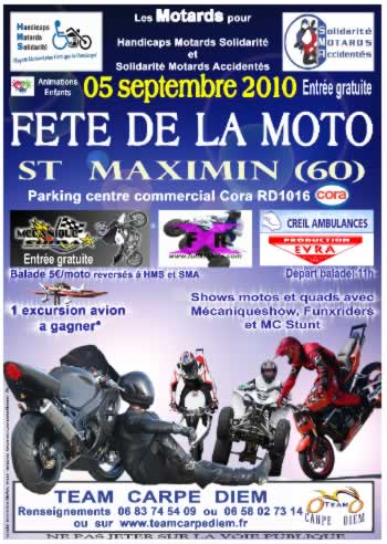 5 SEPTEMBRE / ST MAXIMIM 60 / FETE DE LA MOTO 30510