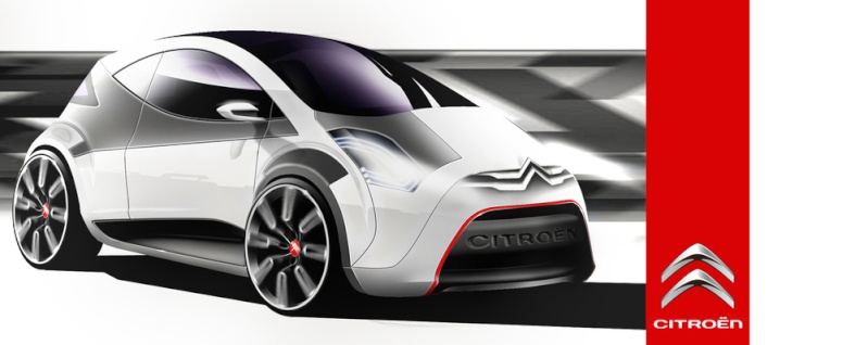 [Nicky Lau] Citroën Electric City Car Concept Citroe12