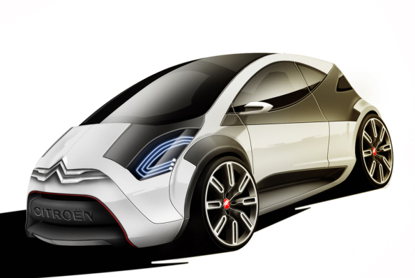 [Nicky Lau] Citroën Electric City Car Concept Citroe14