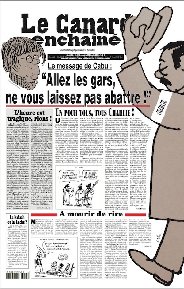 La mémoire de Charlie Hebdo - Page 6 Une_ca11