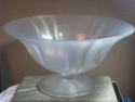 iridescent footed bowl Irid310