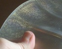iridescent footed bowl Irid510