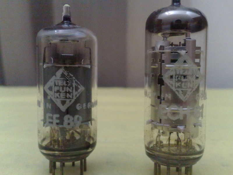 Telefunken tube  EF 89 and ECH 81( used/ nos ) 23012013