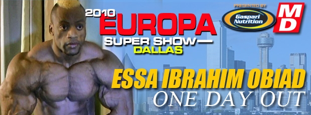 Essa Obaid avant l'Europa Super Show 2010 Dallas11