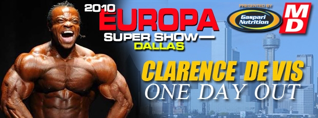 Clarence De Vis avant l'europa super show 2010  texas Dallas13