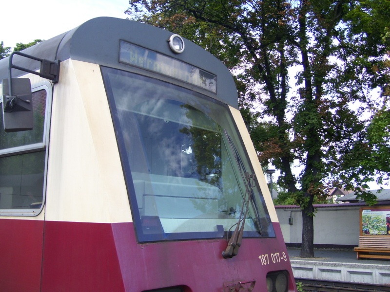 Reise mit der Brockenbahn 187-0910