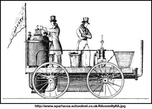 Die Teilnehmer vom "Rennen von Rainhill" Ranove10