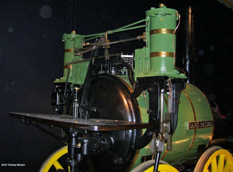 Die Teilnehmer vom "Rennen von Rainhill" Sanspa14